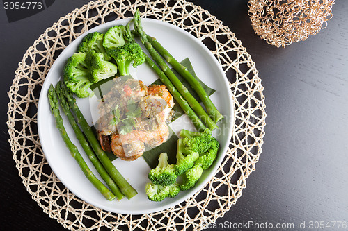 Image of Shrimp Scampi with Asparagus