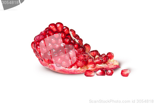 Image of One Of Ripe Juicy Pomegranate