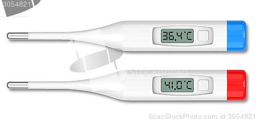 Image of the thermometers