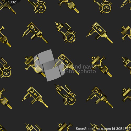 Image of Vector background for construction tools