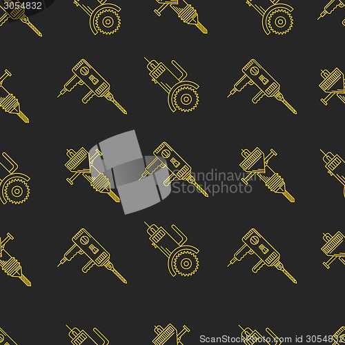 Image of Vector background for construction tools