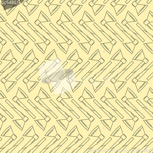 Image of Yellow vector background for axe