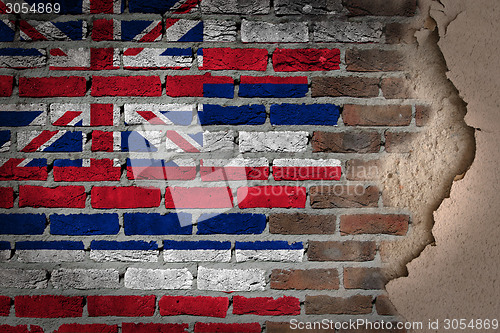 Image of Dark brick wall with plaster - Hawaii