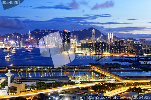 Image of Kowloon at night