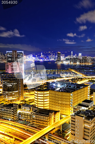 Image of Kowloon at night