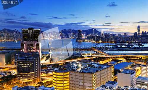 Image of Kowloon at night