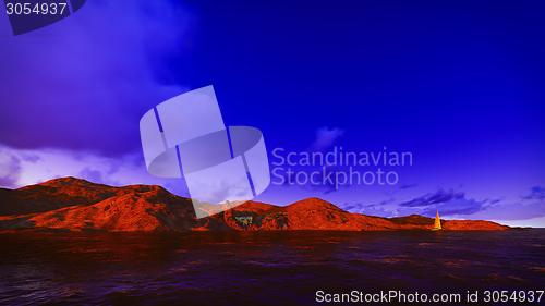 Image of beautiful shore