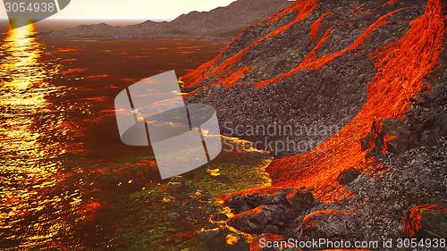 Image of beautiful shore