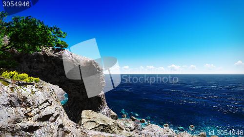 Image of beautiful shore