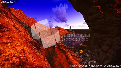 Image of beautiful shore