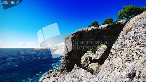 Image of beautiful shore