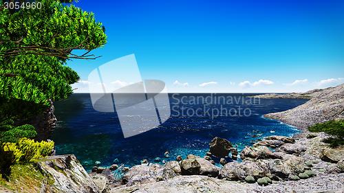 Image of beautiful shore