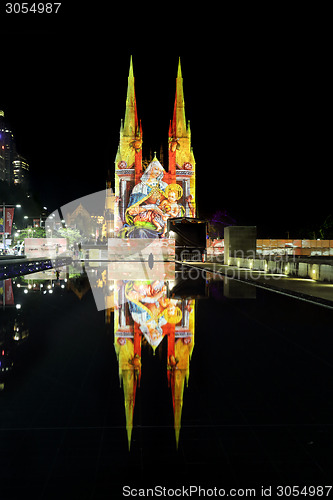 Image of St Mary's Cathedral Sydney Madonna and Child Christmas