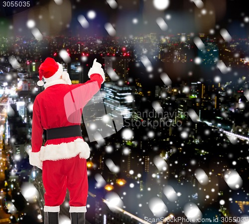 Image of man in costume of santa claus