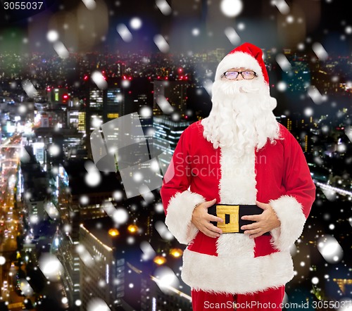 Image of man in costume of santa claus