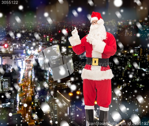 Image of man in costume of santa claus