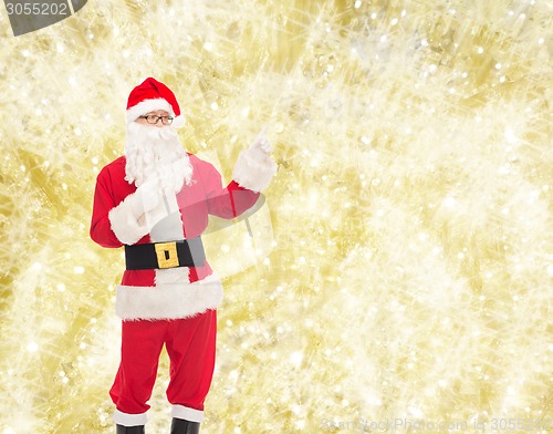 Image of man in costume of santa claus