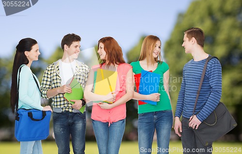 Image of group of smiling students standing