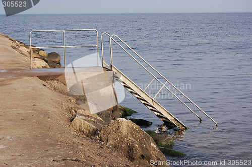 Image of Step-ladder to the bathe