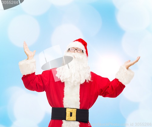 Image of man in costume of santa claus