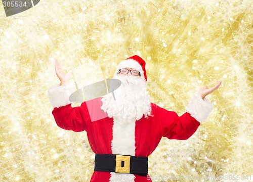 Image of man in costume of santa claus