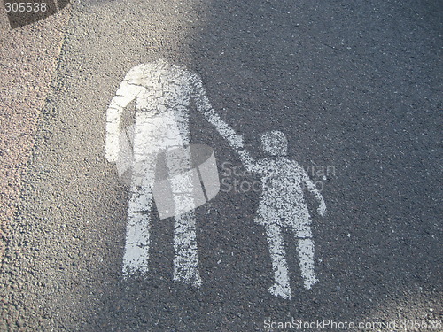 Image of Pictogram of headless man and child