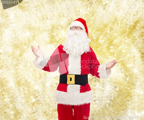 Image of man in costume of santa claus