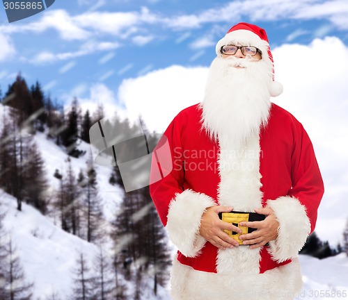 Image of man in costume of santa claus