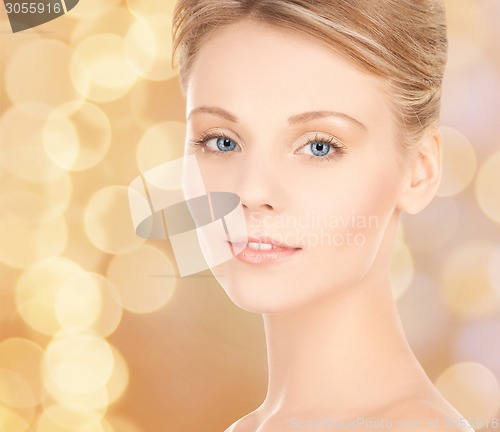 Image of beautiful young woman face
