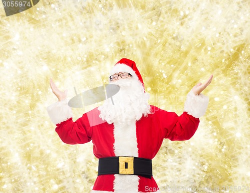 Image of man in costume of santa claus