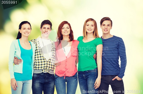 Image of group of smiling students standing