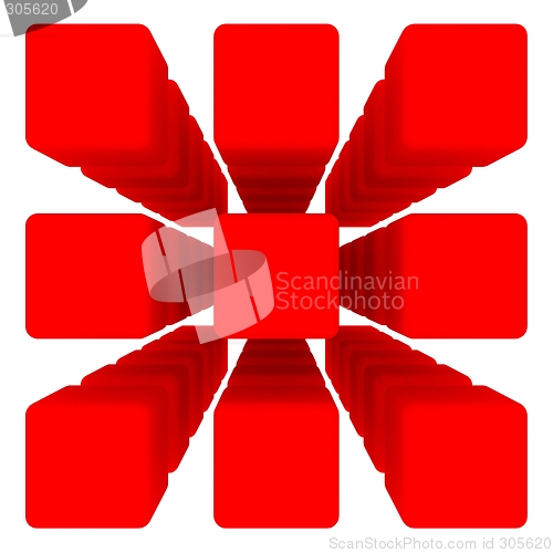 Image of 3D Cubical structure