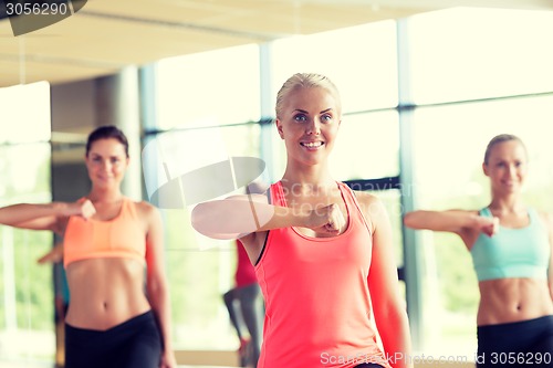 Image of group of women working out in gym