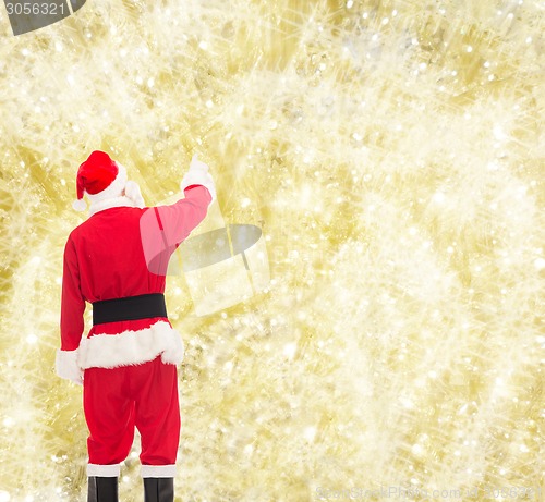 Image of man in costume of santa claus