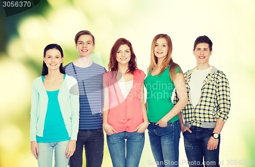 Image of group of smiling students standing