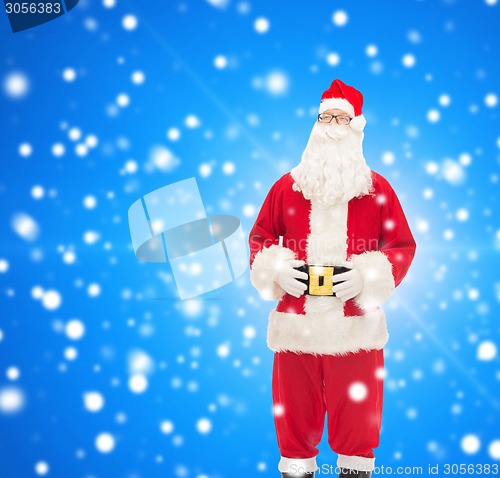 Image of man in costume of santa claus
