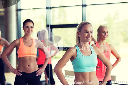 Image of group of women working out in gym