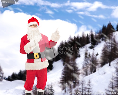 Image of man in costume of santa claus