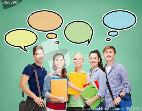 Image of group of smiling teenagers