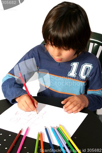 Image of Boy painting