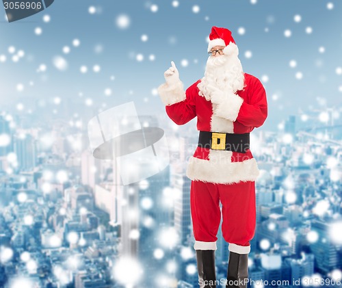 Image of man in costume of santa claus