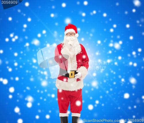 Image of man in costume of santa claus