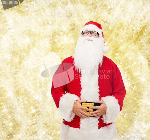 Image of man in costume of santa claus