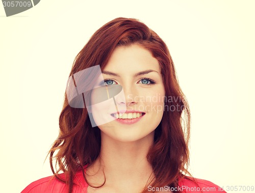 Image of smiling teenage girl in casual clothes