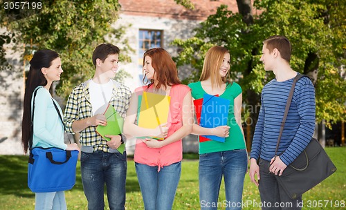 Image of group of smiling students standing