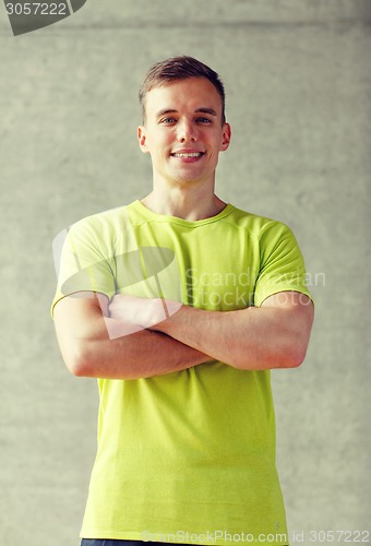 Image of smiling man in gym