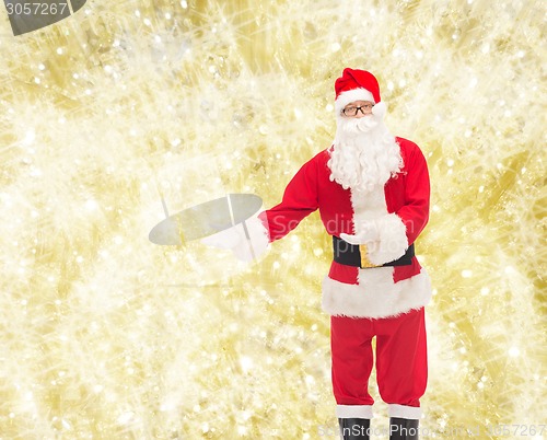 Image of man in costume of santa claus