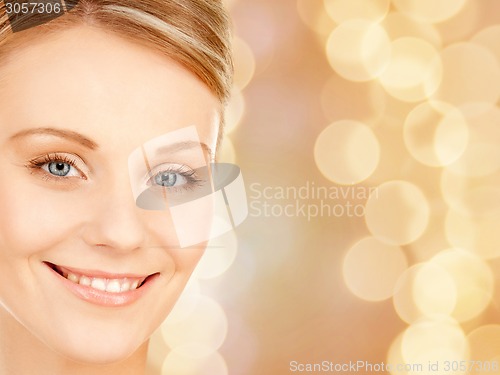 Image of beautiful young woman face
