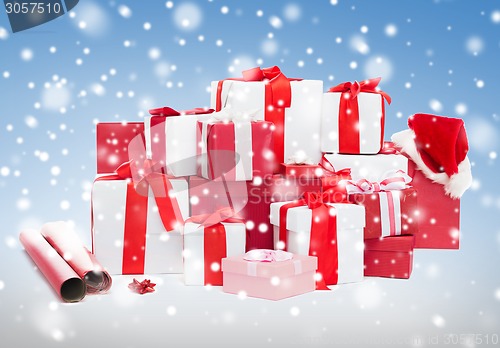 Image of christmas presents and decoration