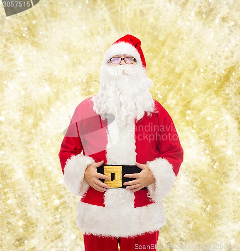Image of man in costume of santa claus